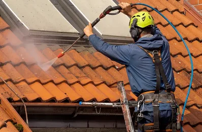 Démoussage et hydrofuge de toiture à Aups